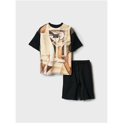 Комплект трикотажный для мальчиков: джемпер (футболка), шорты