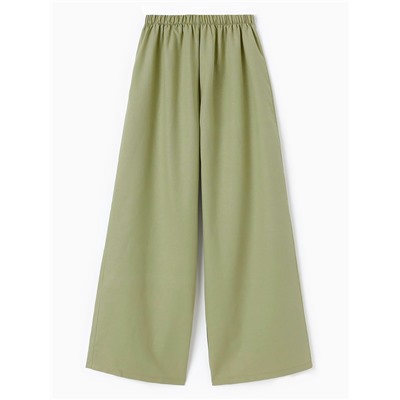 Брюки женские oversize MINAKU: Safari, цвет мятный, размер 46