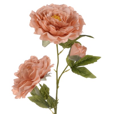 Цветок искусственный Пион 80 см / GT41-21 /уп 100/400/ (белый)