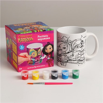 УЦЕНКА Кружка для росписи «Сказочный патруль»(краски, кисточка) 100PAINTMUG-SP