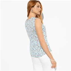 Блуза, Легкое настроение (flowers mint)