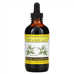 Whole World Botanicals, Королевское сметанное яблоко, для поддержки иммунитета, 4 унции (120 мл)
