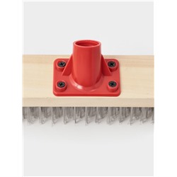 Щётка для пола с металлической щетиной, 30 см