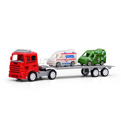 Автовоз "Автопуть" с транспортом, под колпаком