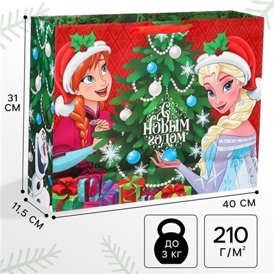 Пакет ламинат горизонтальный, «С Новым годом», 40×31×11.5 см, МИКС