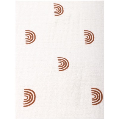 Покрывало Крошка Я «Радуга» 100×130 см, муслин, 4 слоя, хлопок 100%