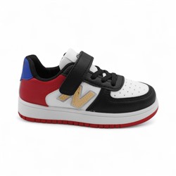 Кроссовки детские В637-3 черно красные