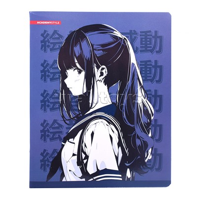 Тетрадь 48л клетка, твин УФ лак