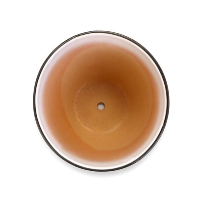 Горшок для цветов «Штрих», керамика, с поддоном, набор 4 шт.: 400 мл, 1 л, 2.5 л, 5 л