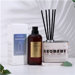 Набор диффузор ароматический Aromame, аргентинский сладкий апельсин 500 мл прямоуг банка