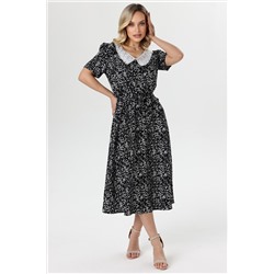 Платье штапель  6114/01/Черный