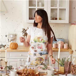 Фартук Этель Food market 70×60 см, 100% хлопок, саржа 190 г/м²