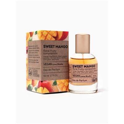 Парфюмерная вода женская Vegan Love Studio Sweet Mango, 50 мл (по мотивам Mango Skin (Vilhelm Parfumerie)