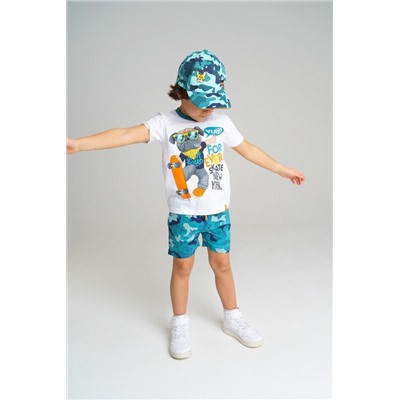 Комплект трикотажный для мальчиков: фуфайка (футболка), шорты