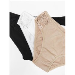 7948 Трусы для девочек многоцвет с кружевом (BAYKAR)