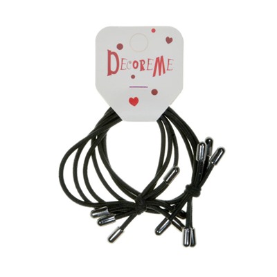 Резинка для волос 2 шт МИКС "BLACK IS COOL" 2-712/12 DecoreMe