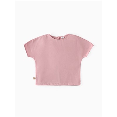 Футболка детская MINAKU, розовая, рост 128 см