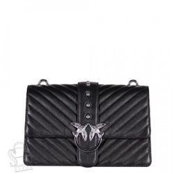 Сумка женская кожаная 1000Y black Polina&Eiterou/50 в Новосибирске