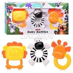 Набор погремушек "Животные Африки" в коробке