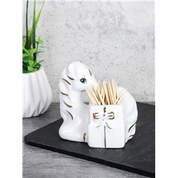 Подставка для зубочисток Лошадь 8 см / B5438 /уп 96/ Символ года 2026