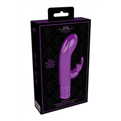 Фиолетовый мини-вибратор Dazzling - 11,8 см.