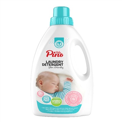 Baby Pino Гель для стирки детского белья гипоаллергенный 0+ / Laundry Detergent Blue, 1000 мл 25208