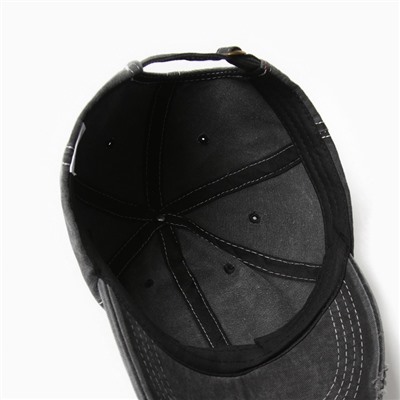 Кепка мужская MINAKU «Tiger», цвет черный, р-р 56-58