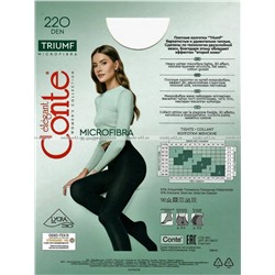Колготки Conte TRIUMF 220 (микрофибра) черные