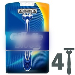 Станок для бритья одноразовый Dʤɪˈlett БЛЮ-3 Comfort/БЛЮ-3 Cool (4 шт.) (Оригинал)