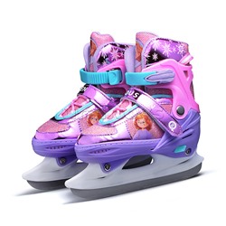 Коньки детские размер M, фиолетовый