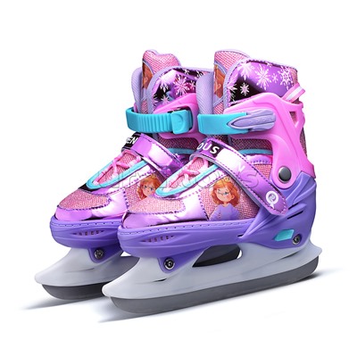 Коньки детские размер M, фиолетовый