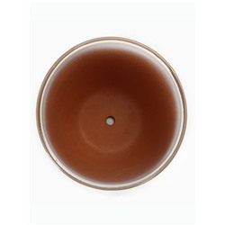 Горшок для цветов «Абстракция», 5 л, d=23 см, h=21 см, керамика, с поддоном, белый