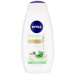 Nivea, Освежающий гель для душа, алоэ вера и лилия, 591 мл (20 жидк. унций)