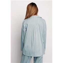 Костюм домашний брючный с рубашкой 394BLU