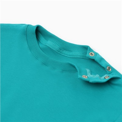 Свитшот - комбинезон детский MINAKU, рост 62-68 см, изумрудный