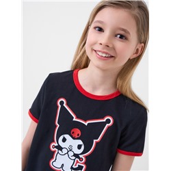 Фуфайка трикотажная для девочек (футболка)