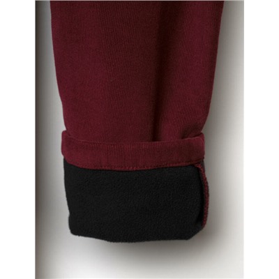 Полукомбинезон текстильный утепленный флисом для девочек