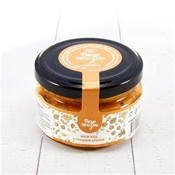 Крем-мёд с грецким орехом Вкус Жизни New 110 гр. шайба