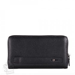 Клатч мужской кожаный 5513H black Heanbag