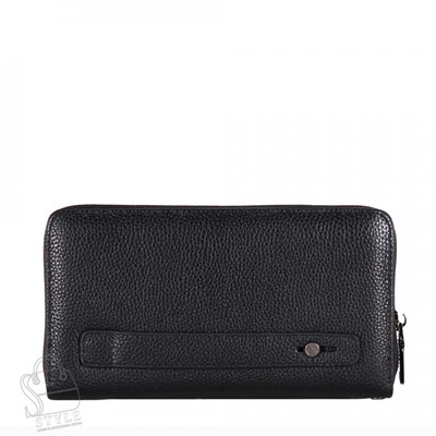 Клатч мужской кожаный 5513H black Heanbag