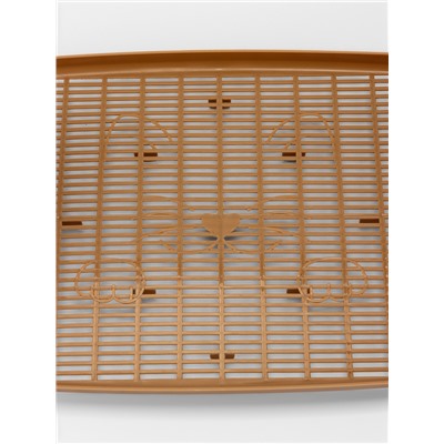 Туалет с сеткой, 44×33×11.5 см, капучино