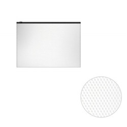 Папка на гибкой молнии C6 ZIP Diamond Total White белая 54948 ErichKrause