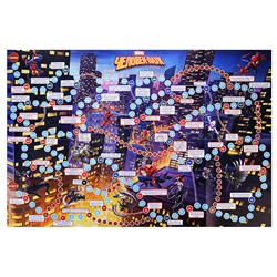 Большая настольная игра. Человек паук. В хитрой паутине.