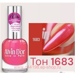 Alvin D`or Гель-лак для ногтей  тон 1683 розовый рефрак 12мл