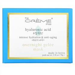 The Creme Shop, Hyaluronic Acid, Overnight Gel Beauty Mask,  2.36 oz (70 ml)
