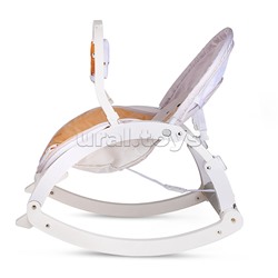 Шезлонг детский "Медвежонок" музыка, вибрация, в коробке