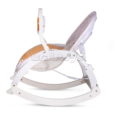 Шезлонг детский "Медвежонок" музыка, вибрация, в коробке