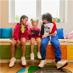 Джемпер для мальчика MINAKU: Exclusive print, красный, рост 116 см