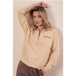 Толстовка из футера с вышивкой М325415ВШбк