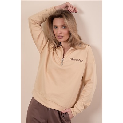 Толстовка из футера с вышивкой М325415ВШбк